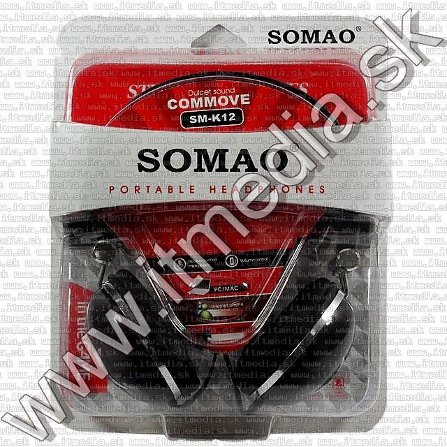 Image of Somao Headphone IN-988 *Black* (IT8695)